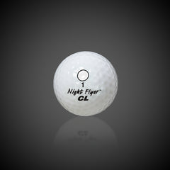 Night Flyer LED White Constant-On Golf Ball