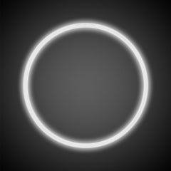 White 22" Glow Necklaces