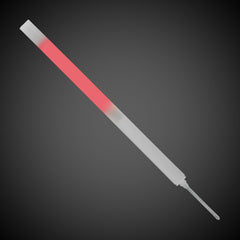 Red 10" Glow Sticks With Spikes