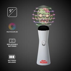 LED Zombie Coin Spinner Wand