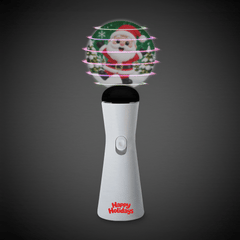 LED Santa Coin Spinner Wand