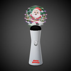 LED Santa Coin Spinner Wand