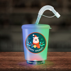 LED Holiday Bear 12 oz. Cup