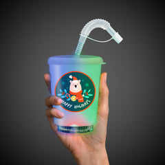 LED Holiday Bear 12 oz. Cup