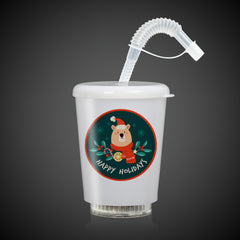 LED Holiday Bear 12 oz. Cup