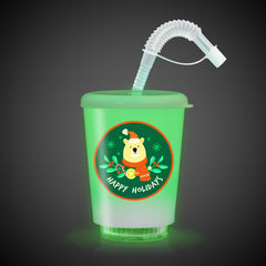 LED Holiday Bear 12 oz. Cup