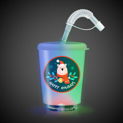 LED Holiday Bear 12 oz. Cup
