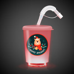 LED Holiday Bear 12 oz. Cup