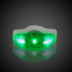 LED Green Stretchy Bangle Bracelet