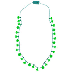 LED Shamrock Necklace