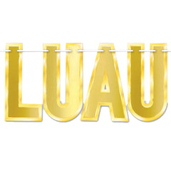 Luau Gold Foil Streamer