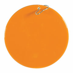 Orange Plastic 2 1/2" Medallion