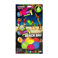 Assorted Glow 12" Beach Balls Retail Counter Display