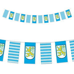 Oktoberfest Bavarian Lion 12' Pennant Banner