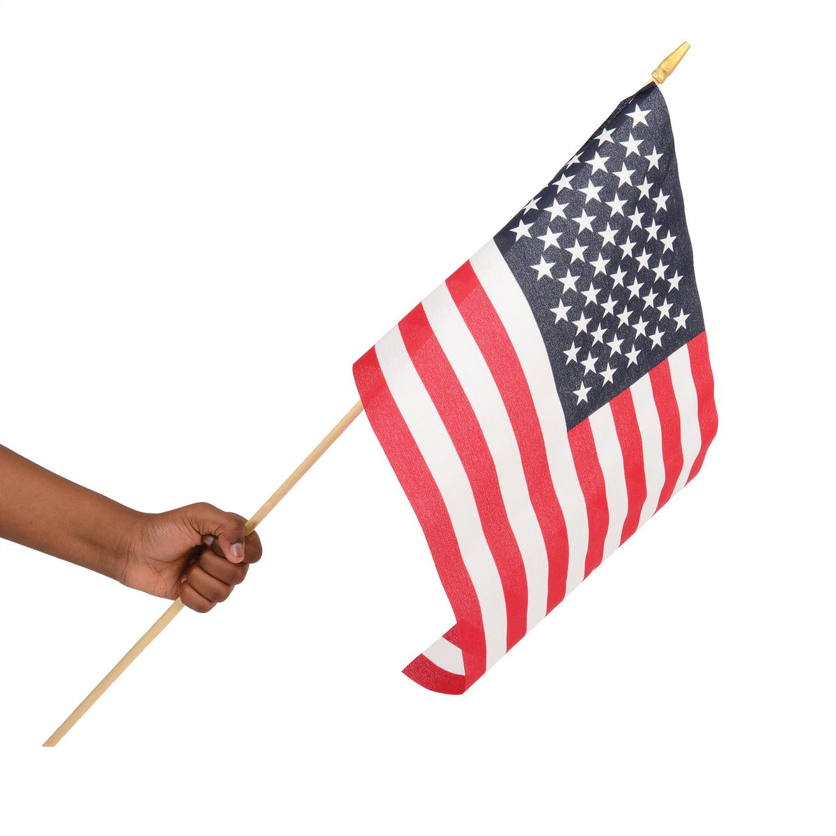 American 12"x18" Cloth Flags