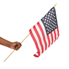 American 12"x18" Cloth Flags