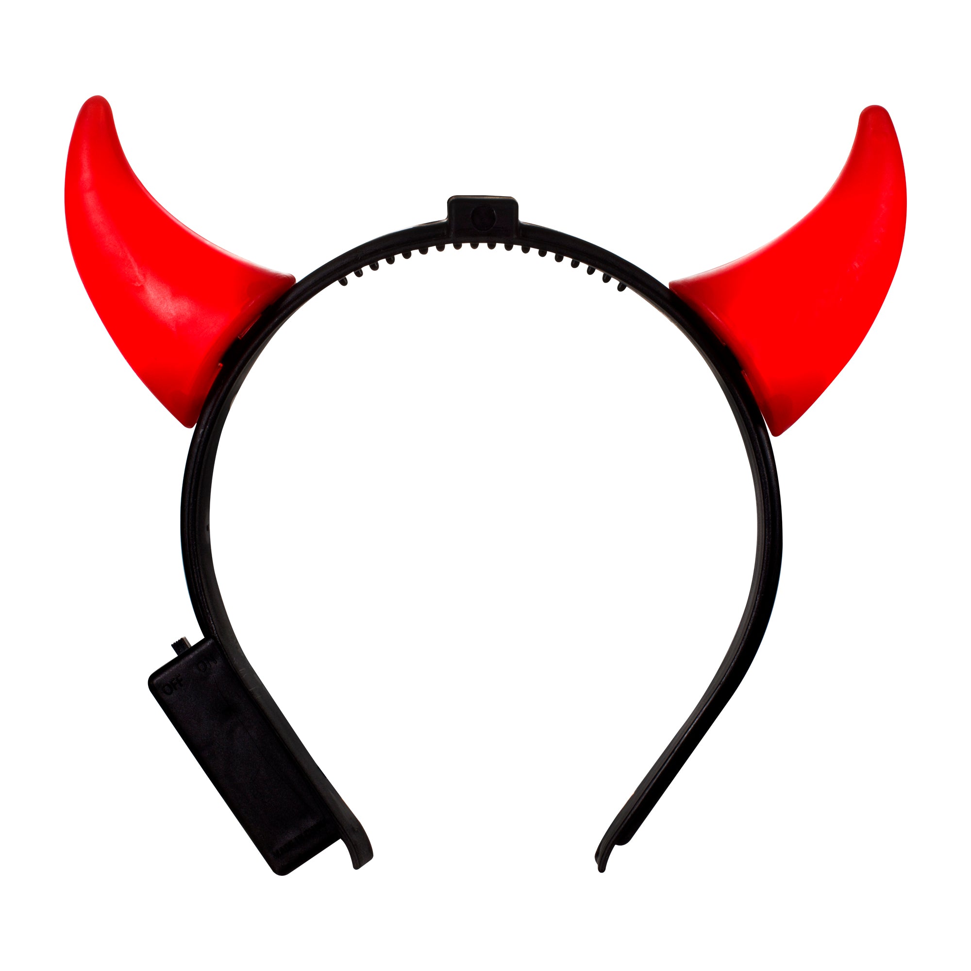 Light Up Red Devil Horns Headband | Windy City Novelties