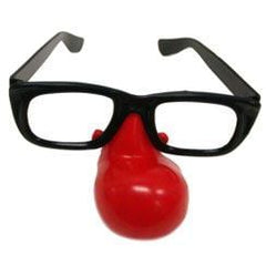 Clown Nose 5" Glasses