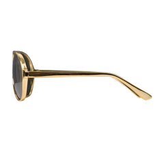 Gold Aviator Sunglasses