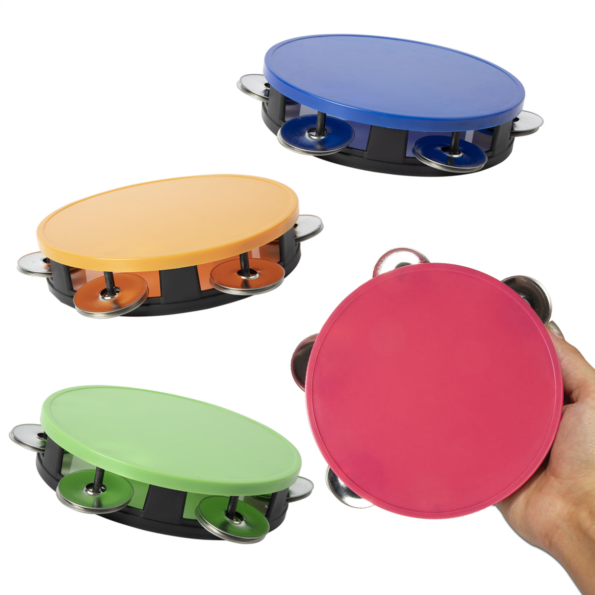 Neon 5 1/2" Party Tambourines