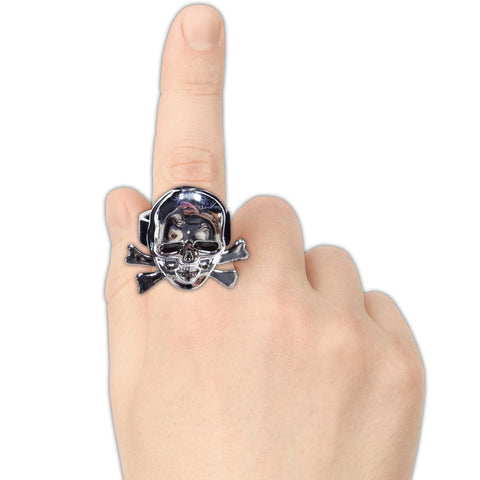 Skull & Crossbones Rings - 12 pack – Windy City Novelties