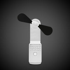 LED Black & White Rechargeable Fan