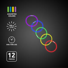 Assorted Glow 9" Bracelets Retail Counter Display