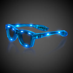 Blue LED Retro Sunglasses