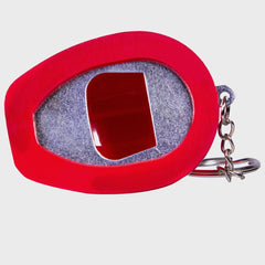 Red Construction Hat Bottle Opener Keychains