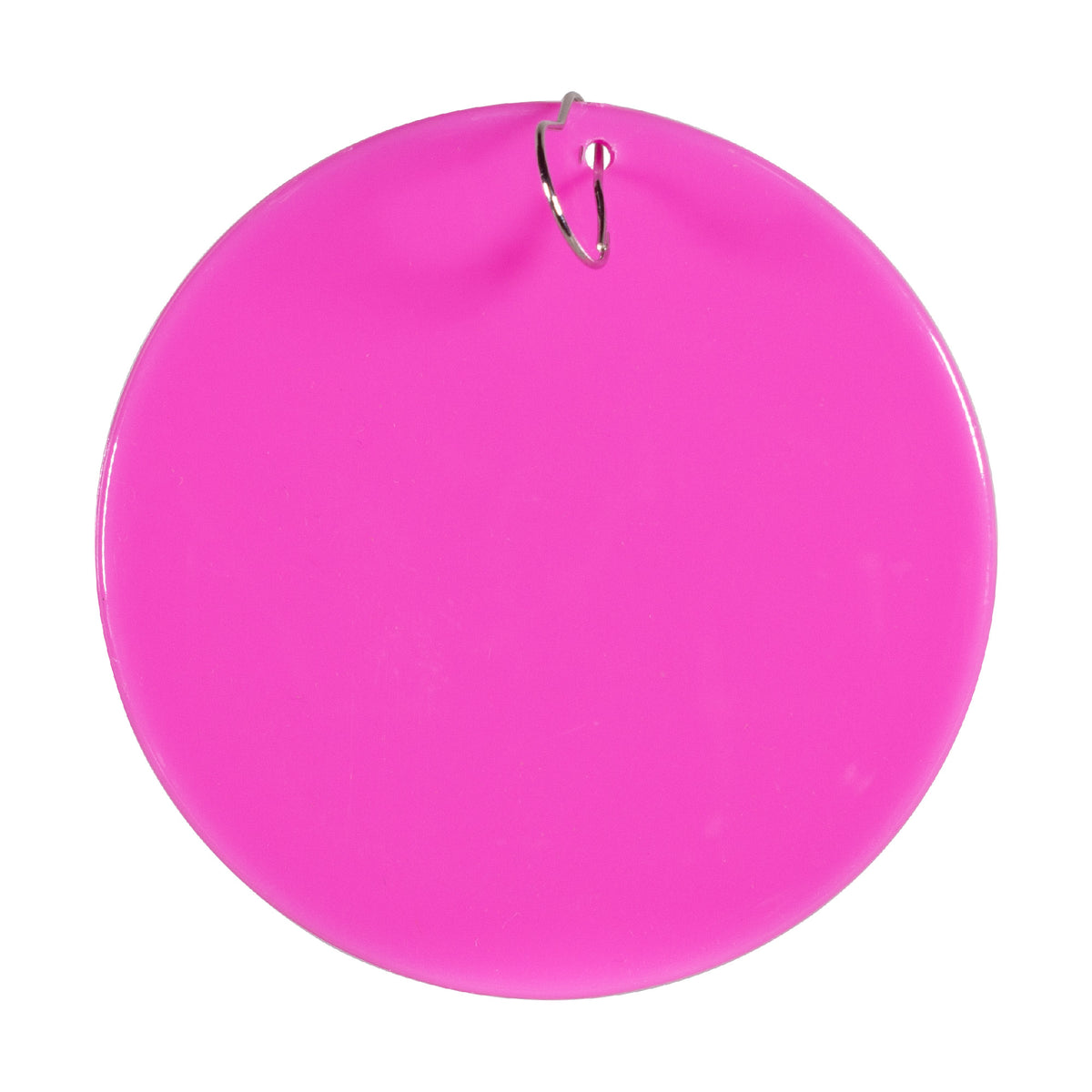 Pink Plastic 2 1/2" Medallion