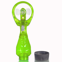 Green Water Spray Fan