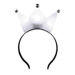 White LED Crown Headband