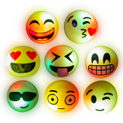 LED Emojicon Jelly Rings