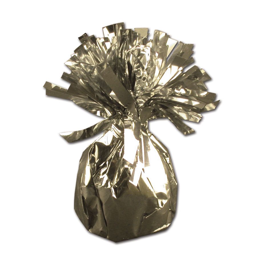 Silver Foil Balloon 2 1/2" Weight