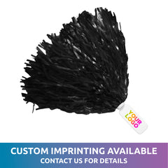 Black Pom Poms