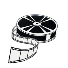 Movie Set Black & White Cutouts