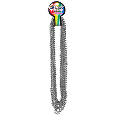 Silver 7mm Bead 33" Necklaces