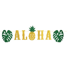 Aloha Glitter Streamer