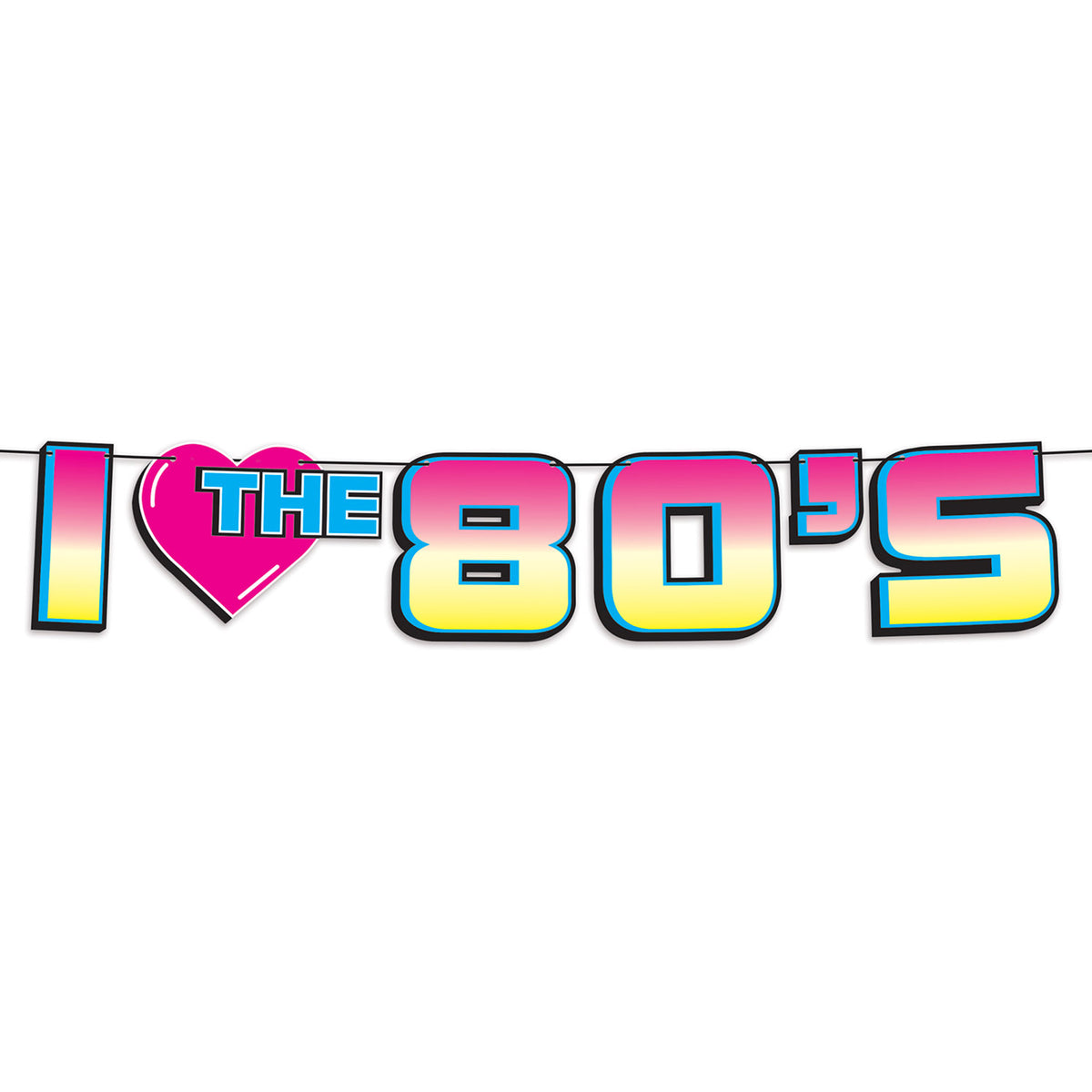 I Love The 80's Streamer