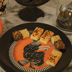 Vintage Halloween Witch Platter