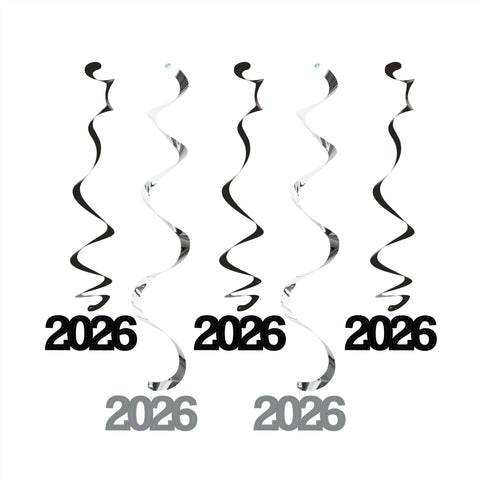 2026 Black & Silver Danglers