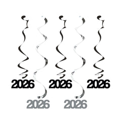 2026 Black & Silver Danglers