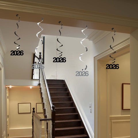 2026 Black & Silver Danglers