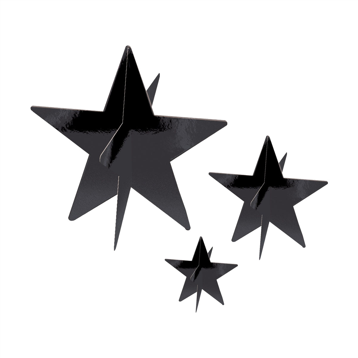 Black Stars 3D Centerpiece