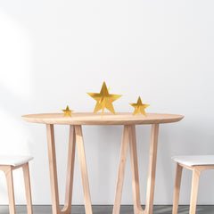 Gold Stars 3D Centerpiece