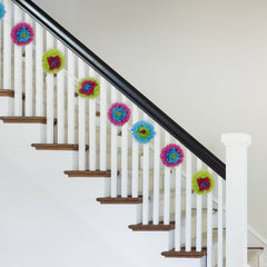 Tissue Flowers Garland