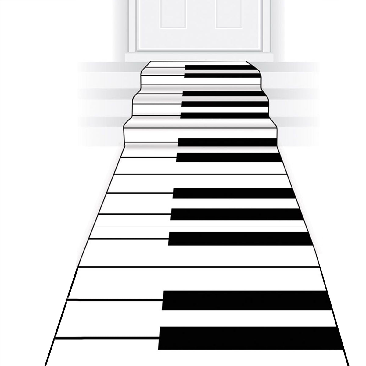Piano Keys Floor Runner