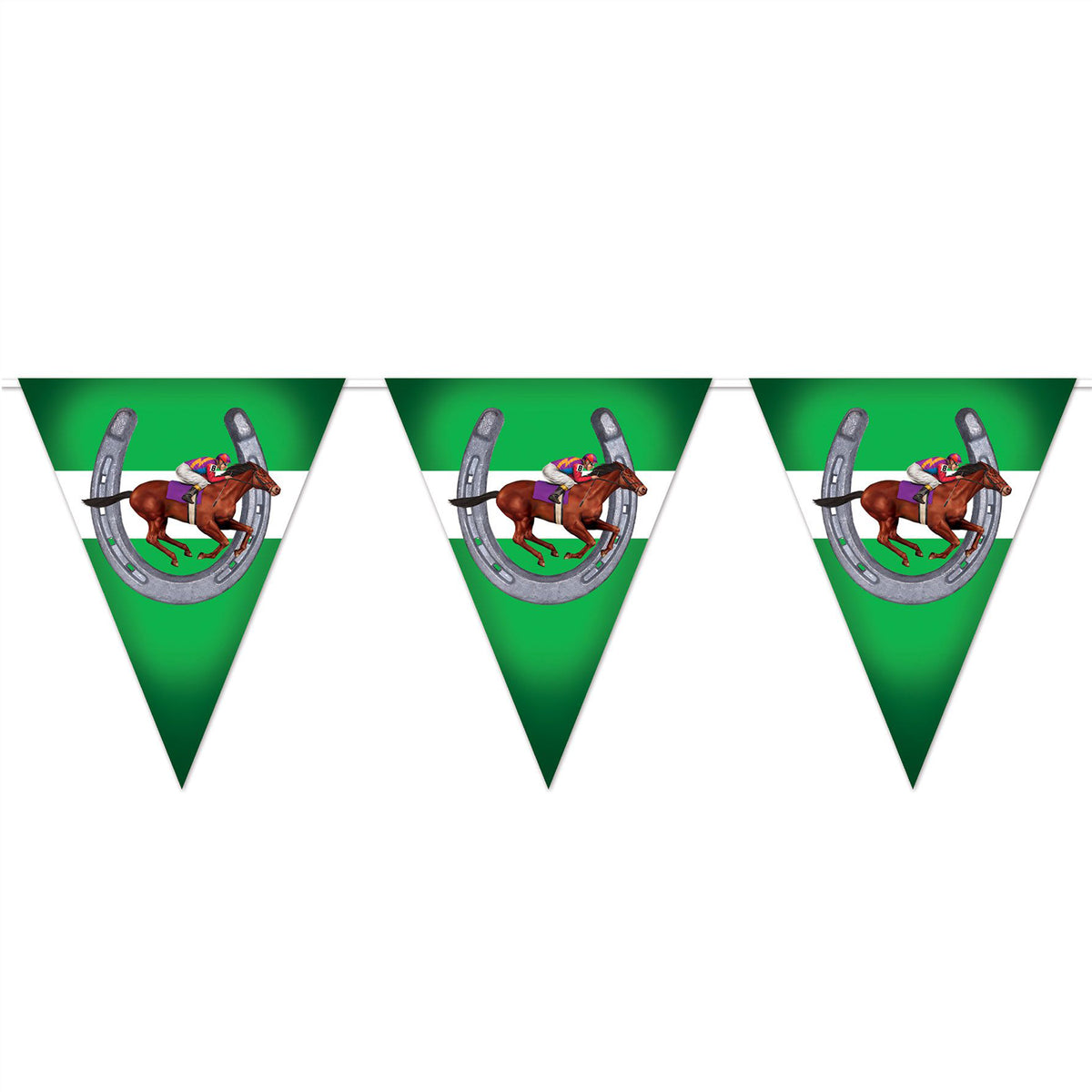 Horse Racing Pennant Banner