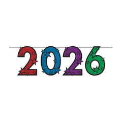 2026 Multi-Colored Streamer