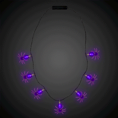 LED Spider Necklace